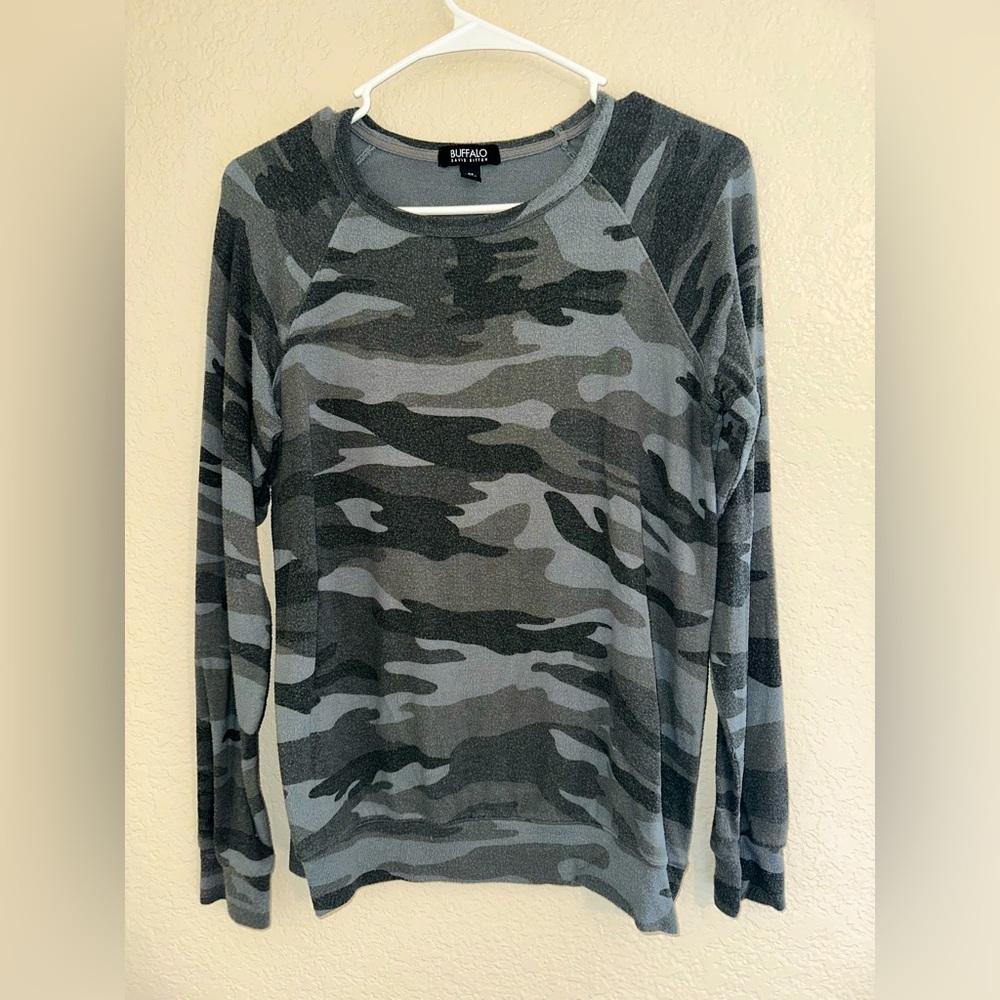 Buffalo David Bitton Camo Long Sleeve Shirt